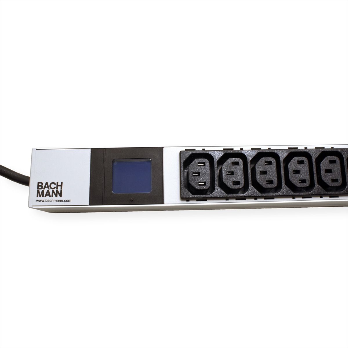 BACHMANN BN0500 19" PDU 1U 16xC13 4xC19, power measurement, CEE 16A connection, blue