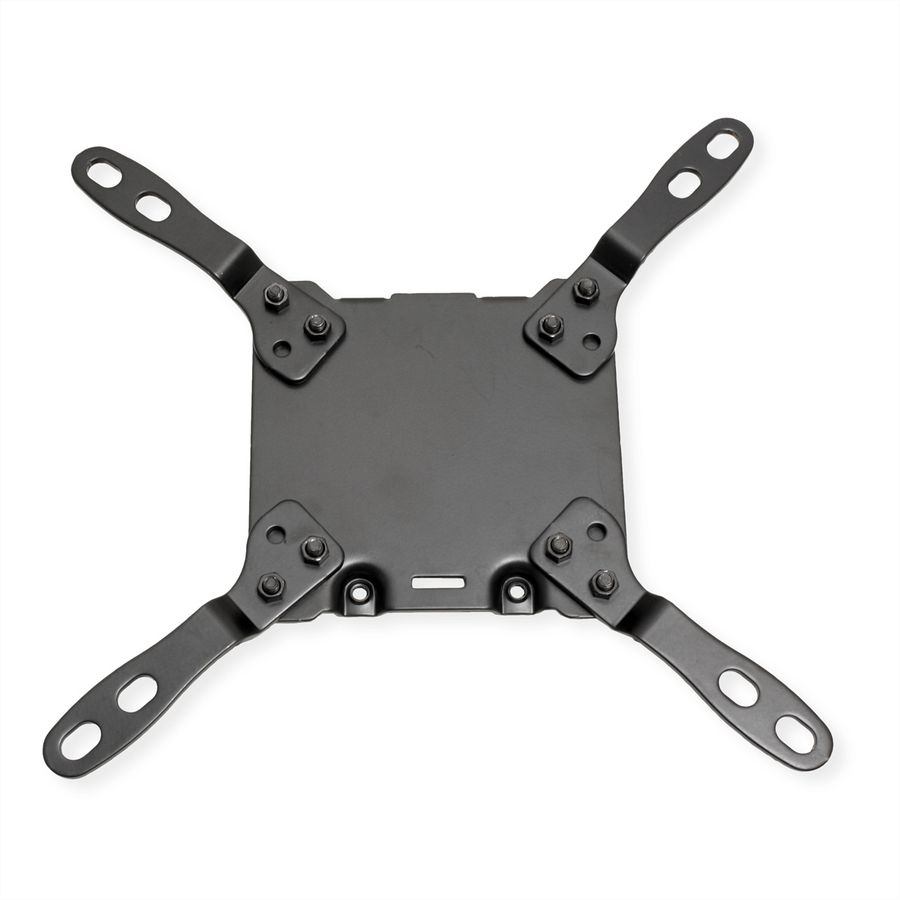 ROLINE Heavy Duty Monitor Arm, Pole-Mounted, Gas Spring, 24–57 inch, max. 27 kg, black