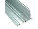 ROLINE 2-Channel Aluminum Floor Cable Cover, 139 x 22 mm, silver, 1.1 m