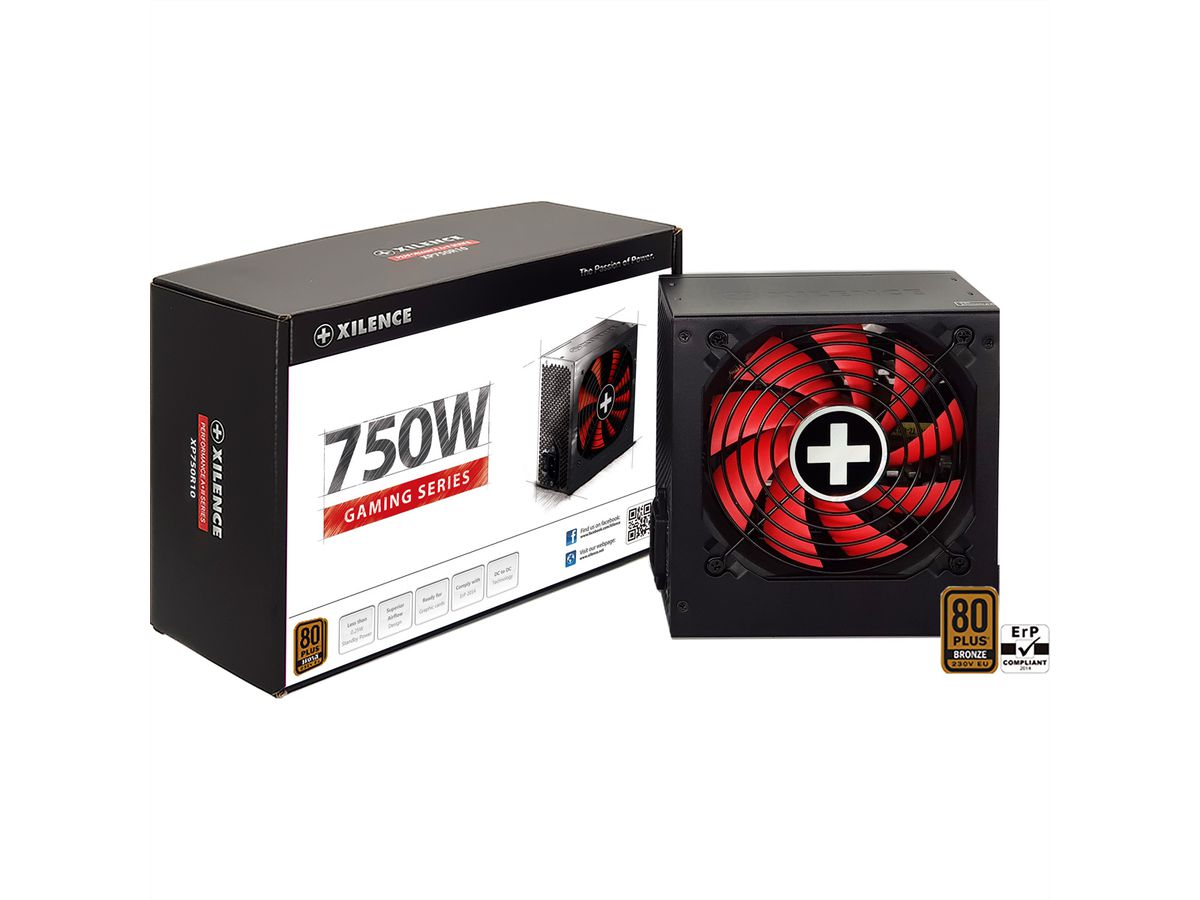 Xilence XP750R10 750W PC voeding, 80+ Bronze, ATX