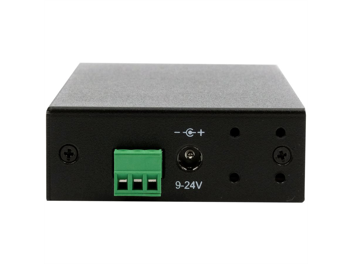 EX-12290HMS 10-poorts USB 3.2 Gen 2x1 metalen HUB met 4x USB-C en 6x USB-A 3.2 Gen 1-poorten, voor desktop-, wand- en DIN-railmontage
