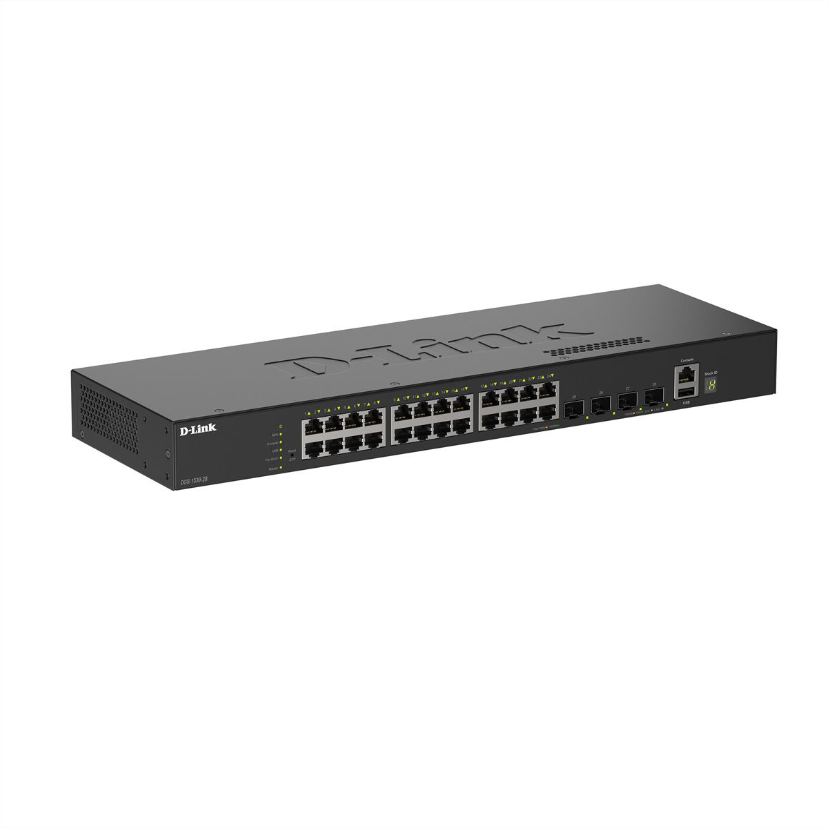 D-Link DGS-1530-28/E 28-Port Switch Smart Managed Gigabit Stack 4x 10G