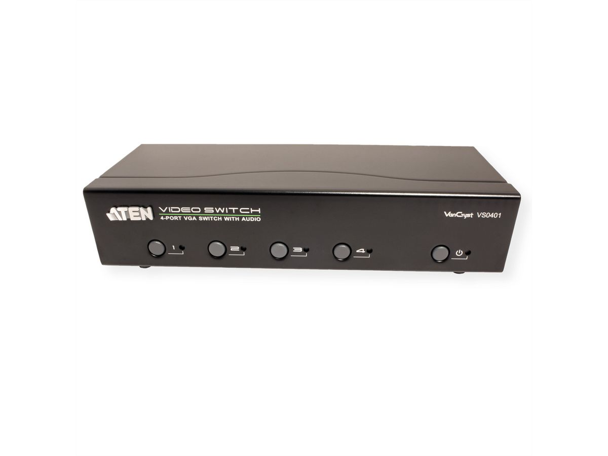 ATEN VS0401 VGA Switch 4-poorts, audio, RS232