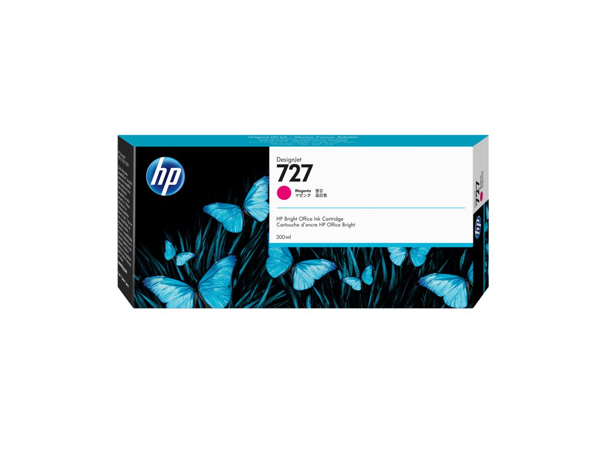 HP 727 300-ml Magenta DesignJet Ink Cartridge