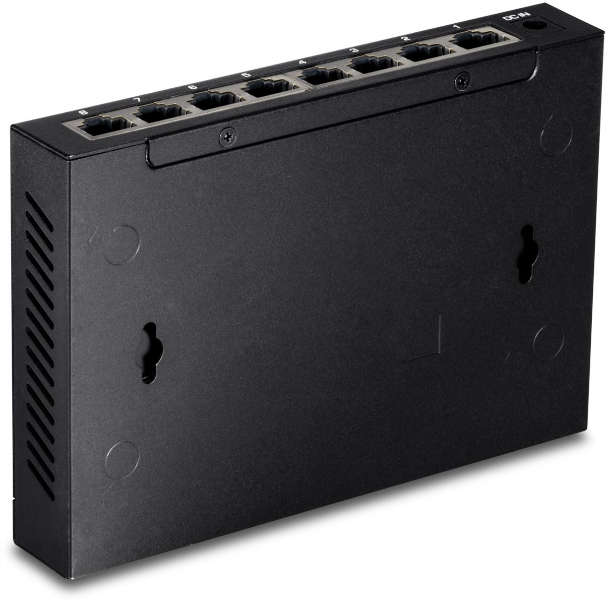 TRENDnet TEG-S380 8-Poorts 2.5G Switch , onbeheerd, zwart