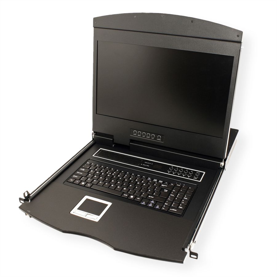 VALUE 19" KVM-switch, 8-poorts, 48 ​​cm (19") TFT (16:9), VGA, USB, FR-Layout