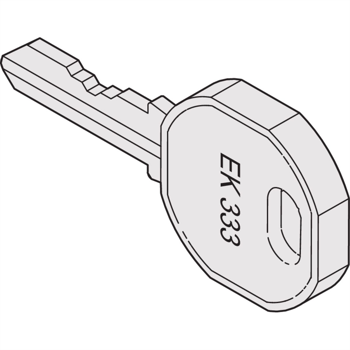 SCHROFF Varistar 19" Swing Frame Spare Part Key 333
