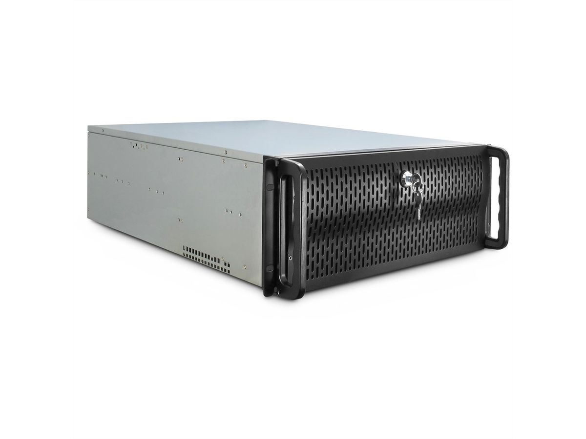 VALUE 19" Industrial Rack-Mount Server Chassis, 4UH, black