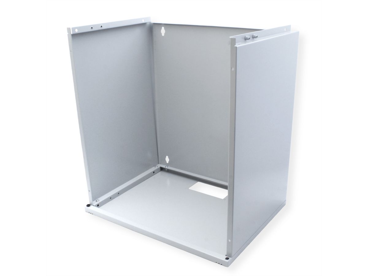 ROLINE 19-inch wall-mounted housing Basic 12 U, 540x400 WxD kit grey