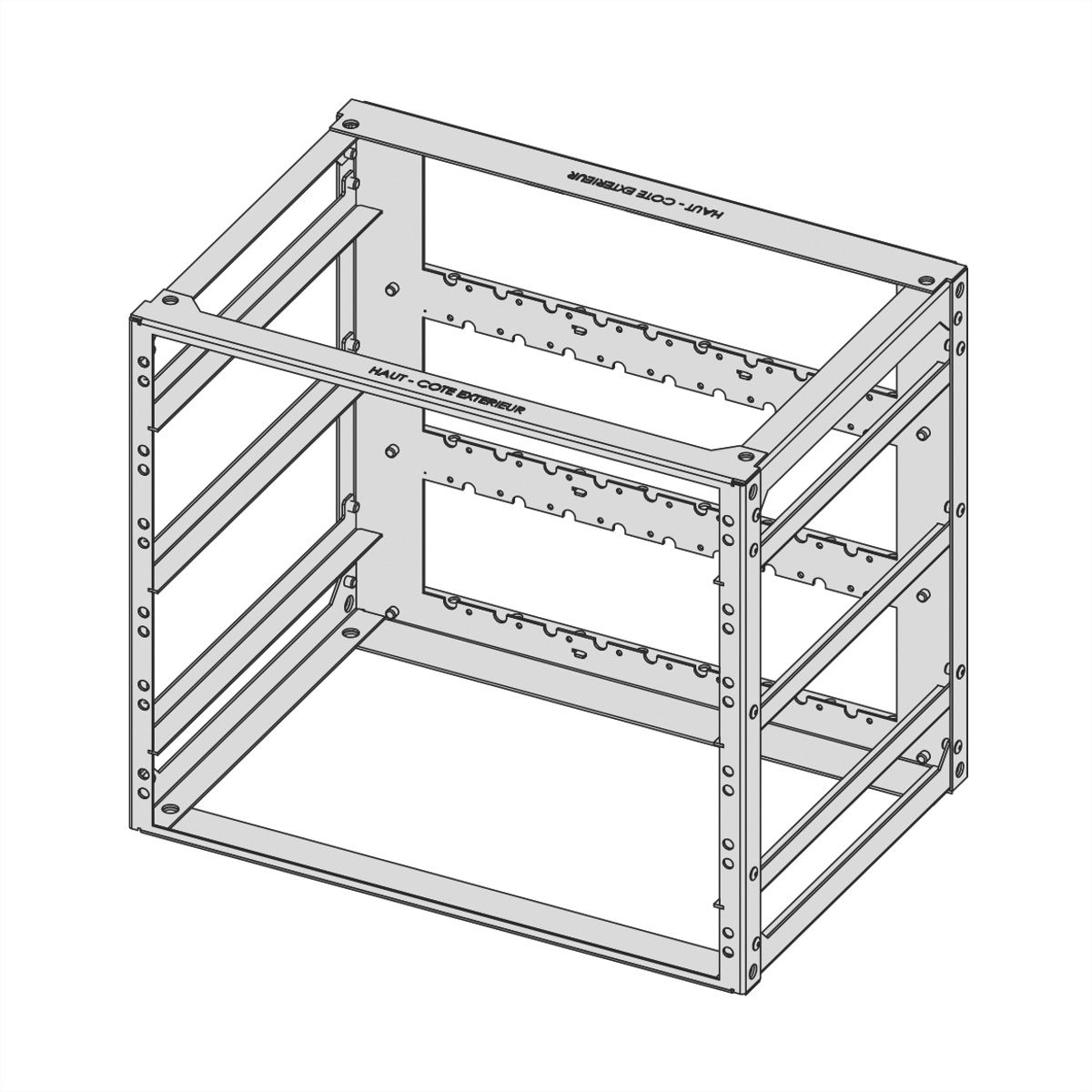 SCHROFF Aan boord rek 9 U, 84 PK