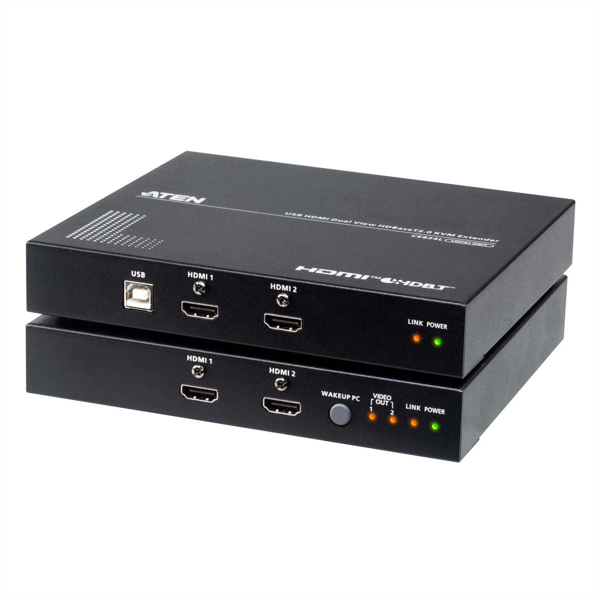 ATEN CE824 USB-HDMI Dual View HDBase 2.0 KVM-extender