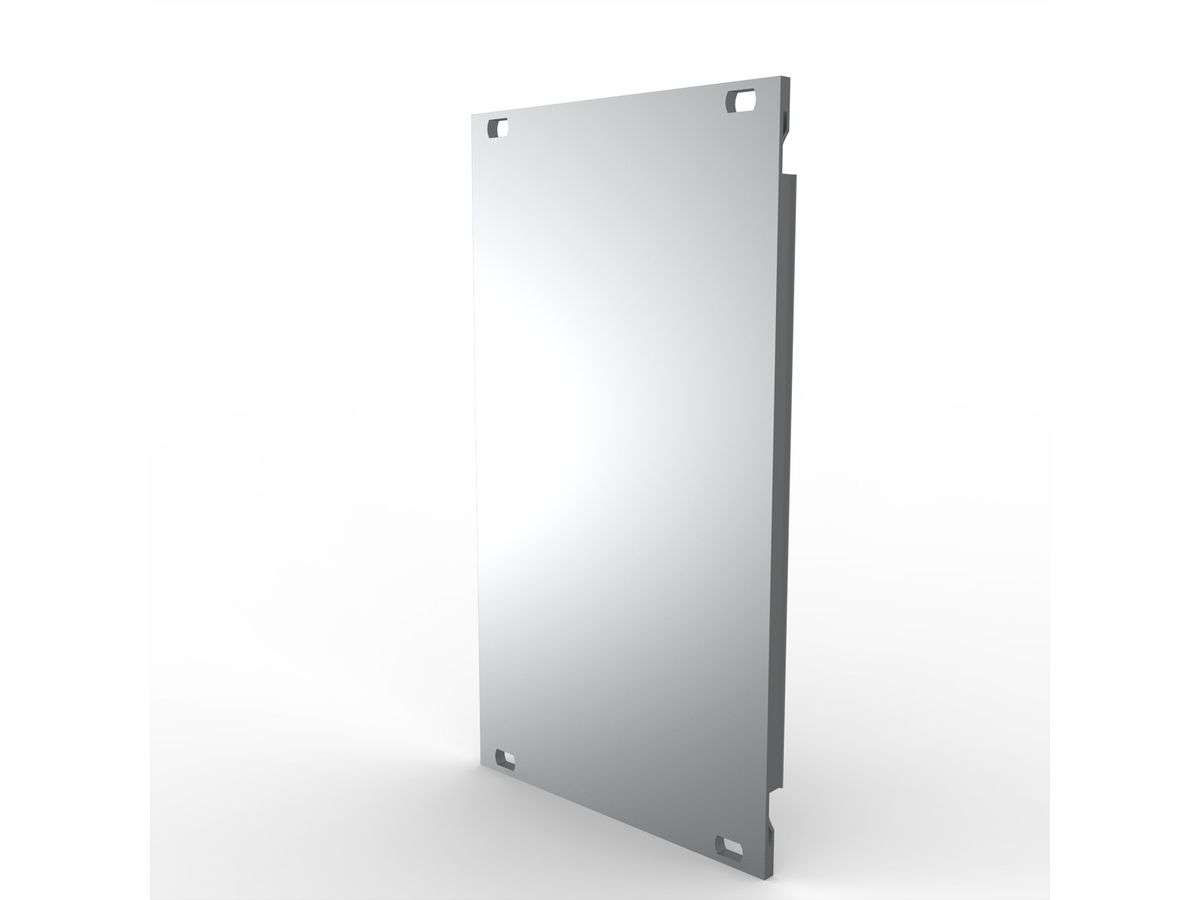 SCHROFF Frontpaneel, U-profiel, Refrofit afscherming, 3 HE, 14 HE, 2,5 mm, Al, voorzijde geanodiseerd, achterzijde geleidend