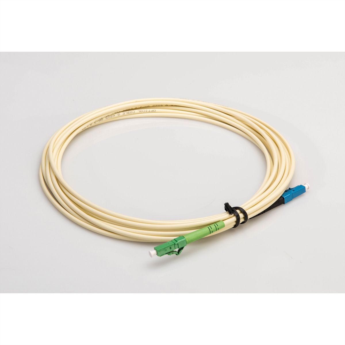 Fibre Optic Jumper Cable 9/125µm, LC UPC / LC APC, simplex, 5 m