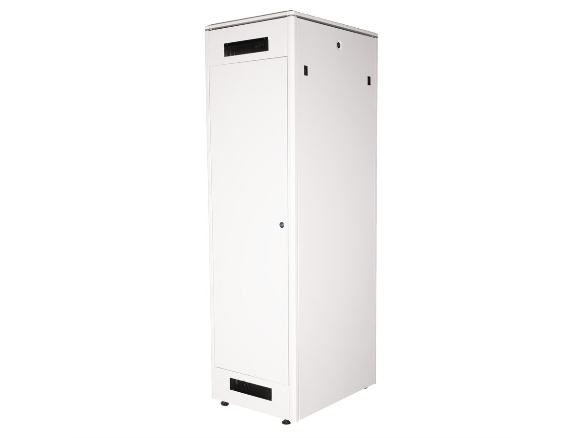 ROLINE 19-inch Network Cabinet Pro 42 U, 600x800 WxD glass door grey