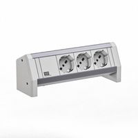 BACHMANN DESK 3xP40 GST18 RAL9010