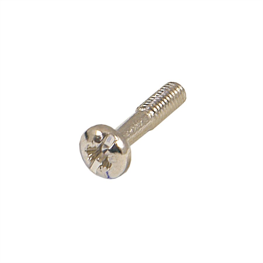 SCHROFF Kraagschroef, kruisgleuf/gleuf, M2,5 x 12,3 mm, staal, vernikkeld, 100 stuks