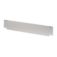 SCHROFF Inpac voorpaneel met bodemplaat, 2 HE, 2,5 mm, Al, geanodiseerd, onbehandelde randen