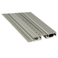 SCHROFF horizontale rail, voorzijde, type R-LD, robuust, lange lip , 40 PK