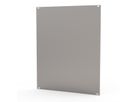 SCHROFF Front Panel, Unshielded, 6 U, 42 HP, 2.5 mm, Al, Anodized, Untreated Edges
