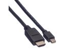 VALUE Mini DisplayPort Cable, Mini DP-HDTV, M/M, zwart, 3 m