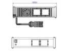 BACHMANN CONI 1x geaard stopcontact 2x ABD