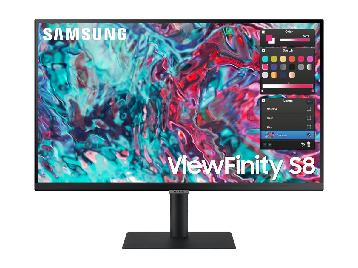 Samsung ViewFinity S80TB computer monitor 68,6 cm (27") 3840 x 2160 Pixels 4K Ultra HD LED Zwart