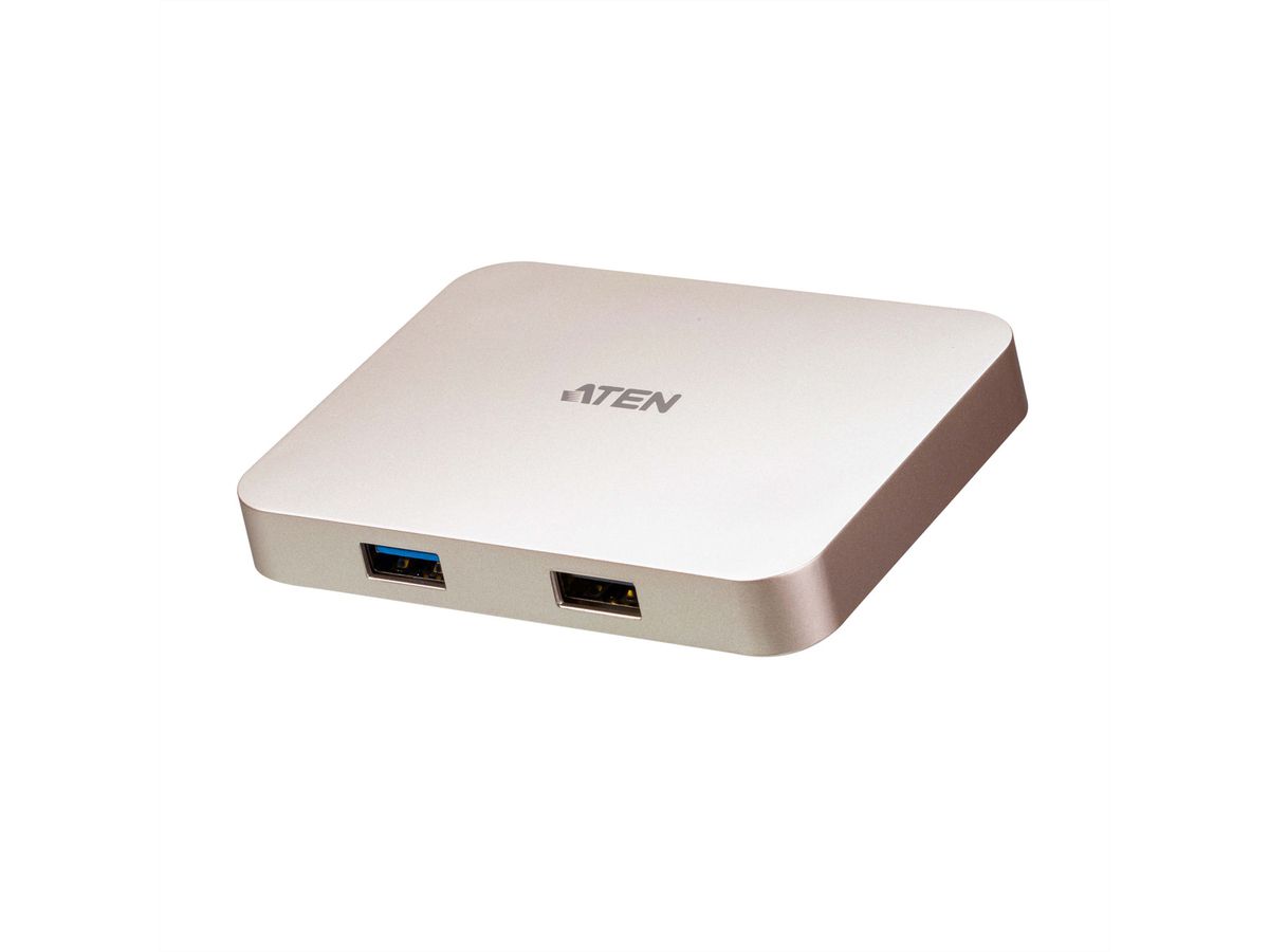 ATEN UH3235 USB-C 4K Ultra Mini Dock met Power Passthrough