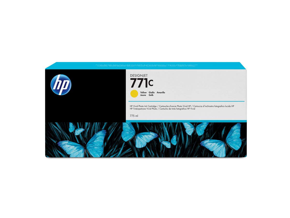HP 771C gele DesignJet inktcartridge, 775 ml