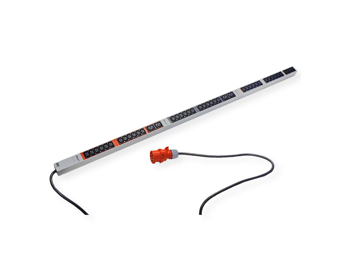 BACHMANN IT PDU ALU 1U 36x C13 6x C19 CEE 3x16A red