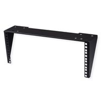 19" wand-/ondersteuningsbeugel, 4 HE, zwart
