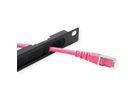 ROLINE 10-inch cable feed, with brush strip 0.5U black