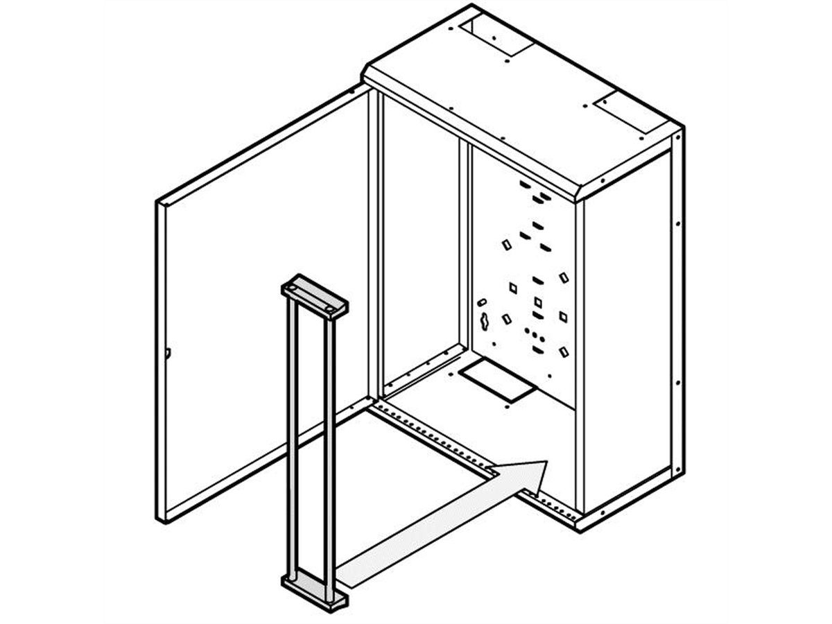 SCHROFF LAN behuizing LSA+ beugel
