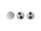 BACHMANN TWIST 2x geaard contact, adereindhulzen, geaarde stekker, chroom, 2 m