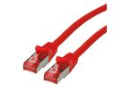 ROLINE S/FTP Patch Cord Cat.6 Component Level, LSOH, red, 2 m