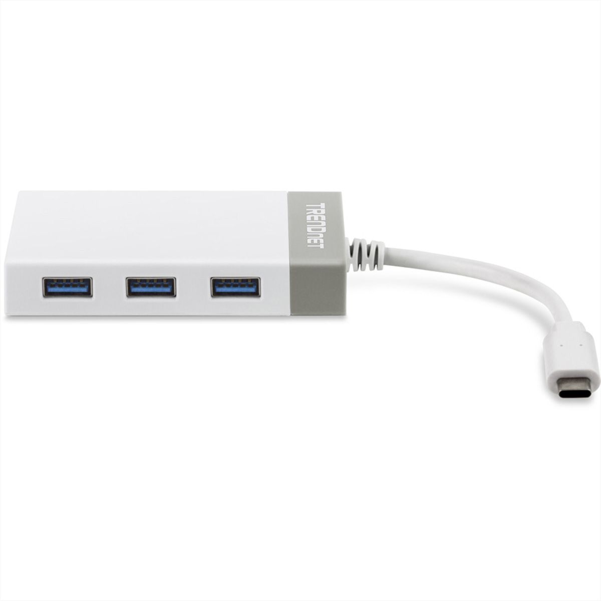 TRENDnet TUC-ETGH3 USB-C naar Gigabit Ethernet-adapter + USB-hub