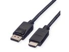 ROLINE GREEN DisplayPort Kabel DP - HDMI, M/M, zwart, 1 m