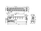 SCHROFF Stekker Type H, EN 60603, DIN 41612, Mannelijk, 15 Contacten, FASTON 6,3 mm