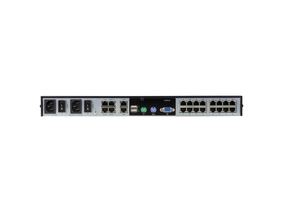 ATEN KN1116VA 1-Local/1-Remote Access 16-Port Cat 5 KVM over IP Switch