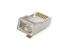 VALUE Cat.5e (Class D) Modular Plug, STP, for Stranded Wire, 10 pcs.