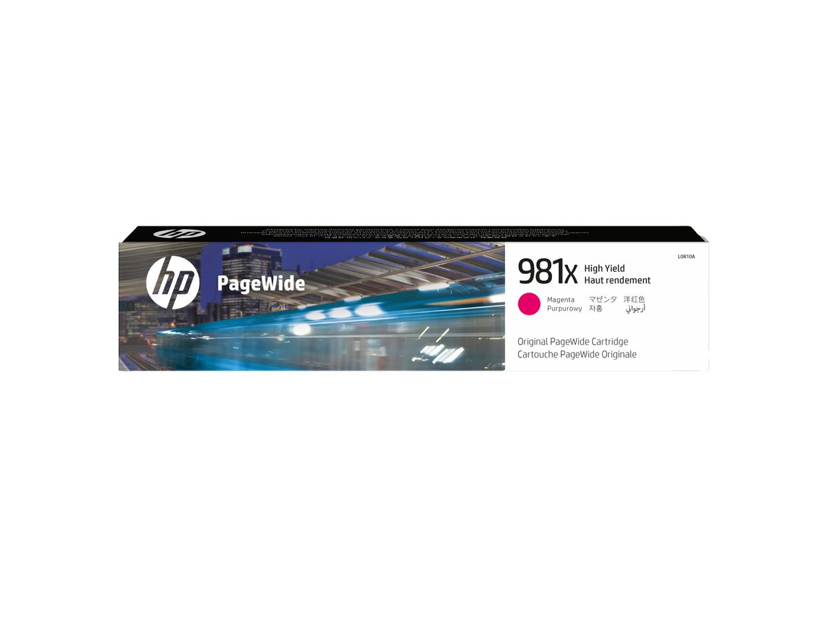 HP 981X High Yield Magenta Original PageWide Cartridge