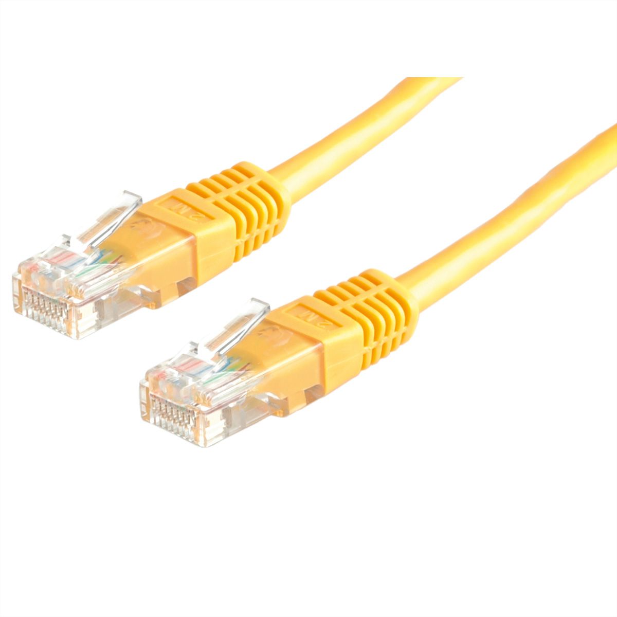 ROLINE patchkabel Cat.5e (Klasse D) UTP, PoE, geel, 2 m