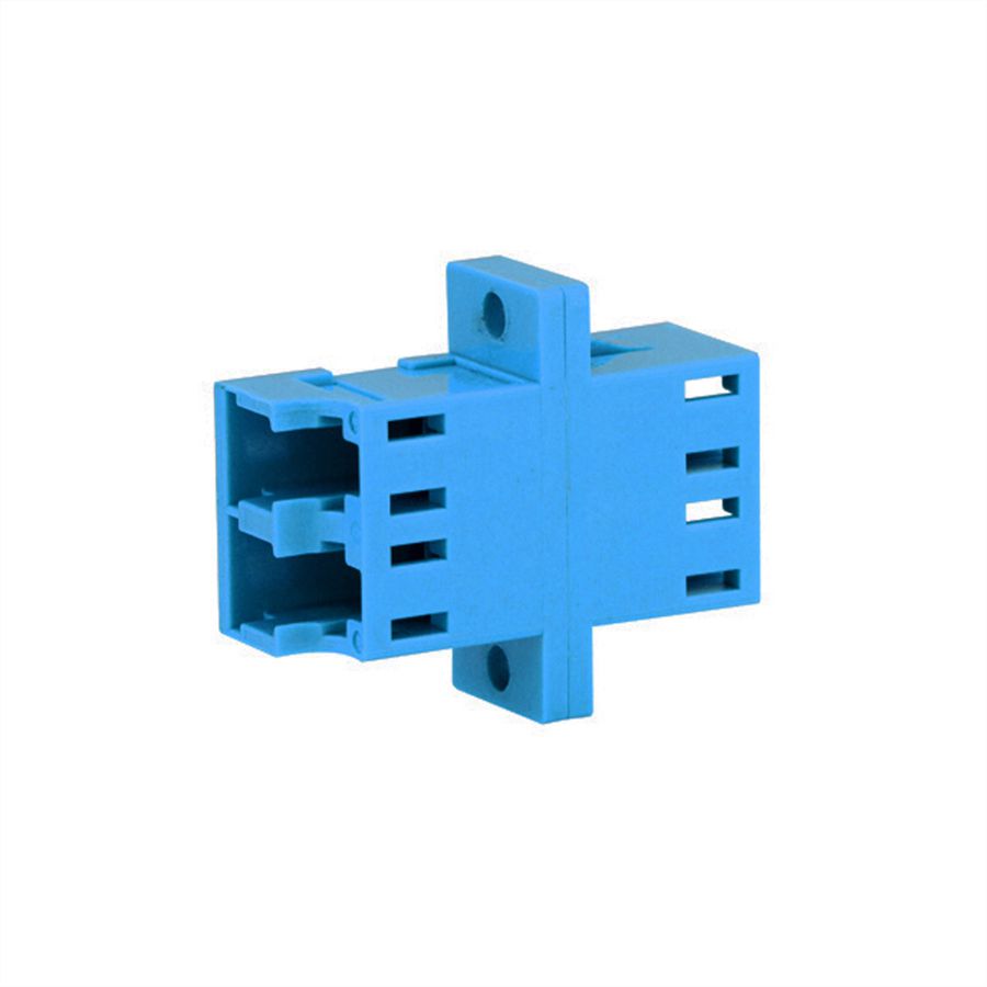 TELEGÄRTNER  LC/APC Duplex adaptor, Singlemode and multimode, cramic sleeve, plastic housing, green, Z77