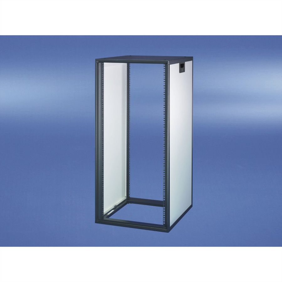 SCHROFF Novastar Cabinet Without Door and Rear Panel, Heavy-Duty, RAL 7021/7035, 1567H 553W 600D