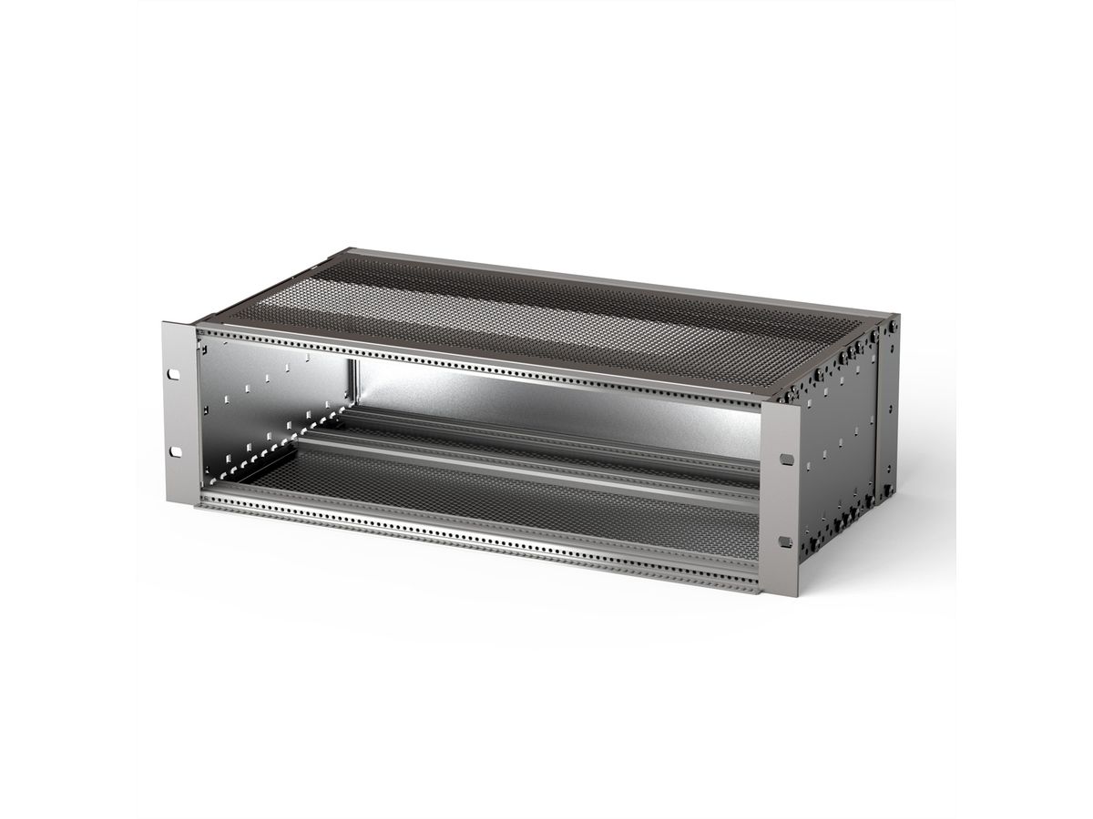 SCHROFF EuropacPRO 19" Subrack Kit for Backplane, Shielded, 3 U, 415 mm