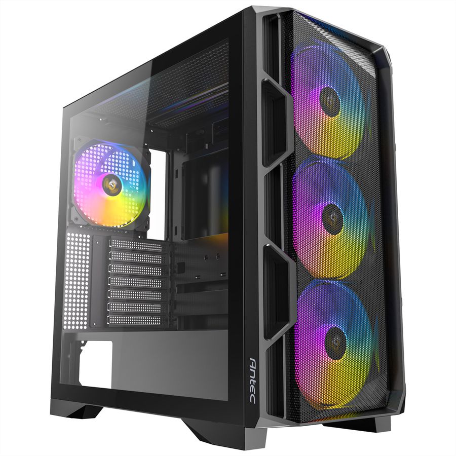 ANTEC AX-1000 ARGB Gaming E-ATX, ATX, Micro-ATX, ITX Mid Tower PC Gehäuse, schwarz