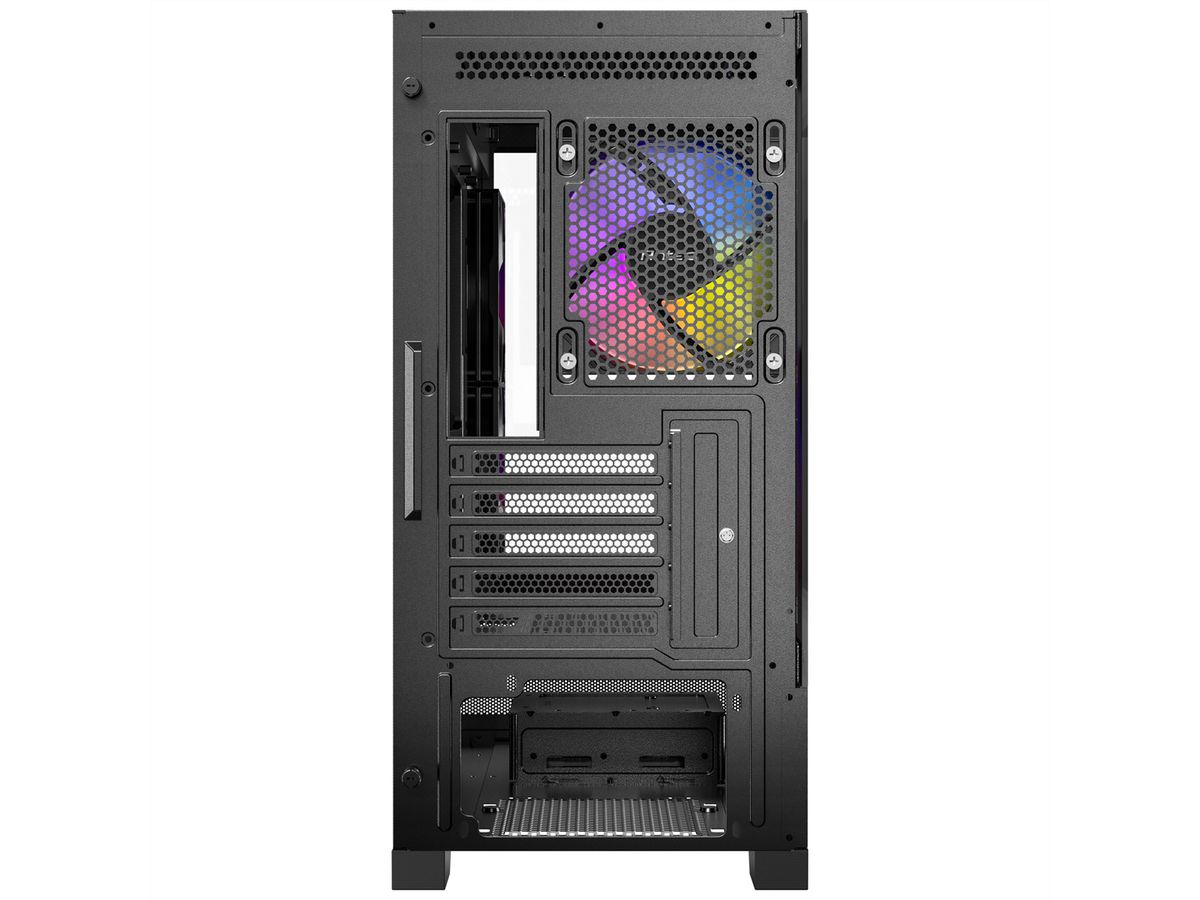 ANTEC CX500M ARGB PC Gehäuse Mini Tower Micro-ATX, schwarz