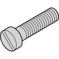 SCHROFF Kaaskopschroef, gegroefd