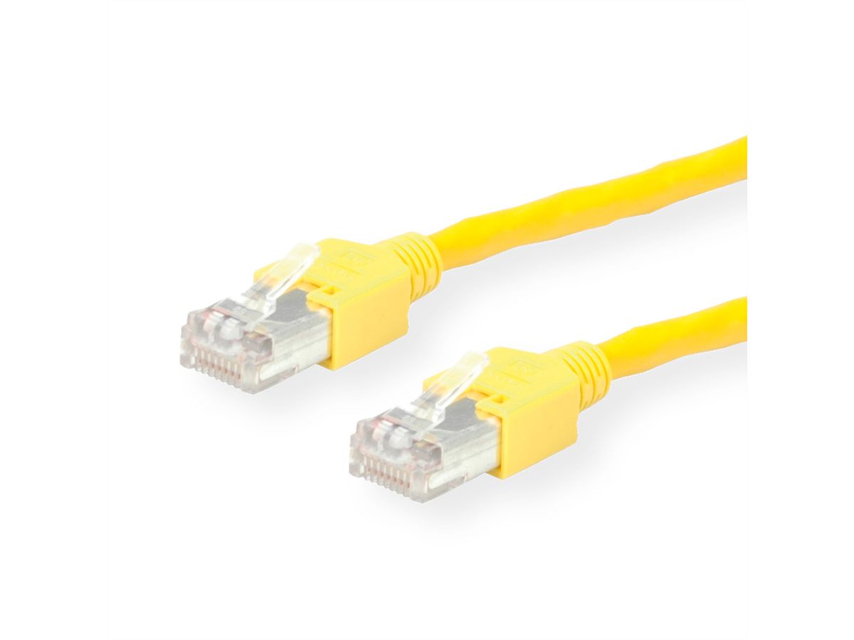KERPEN D1-20 SF/U konf.Cat.5e (Class D), HiRose, crossed, geel, 20 m