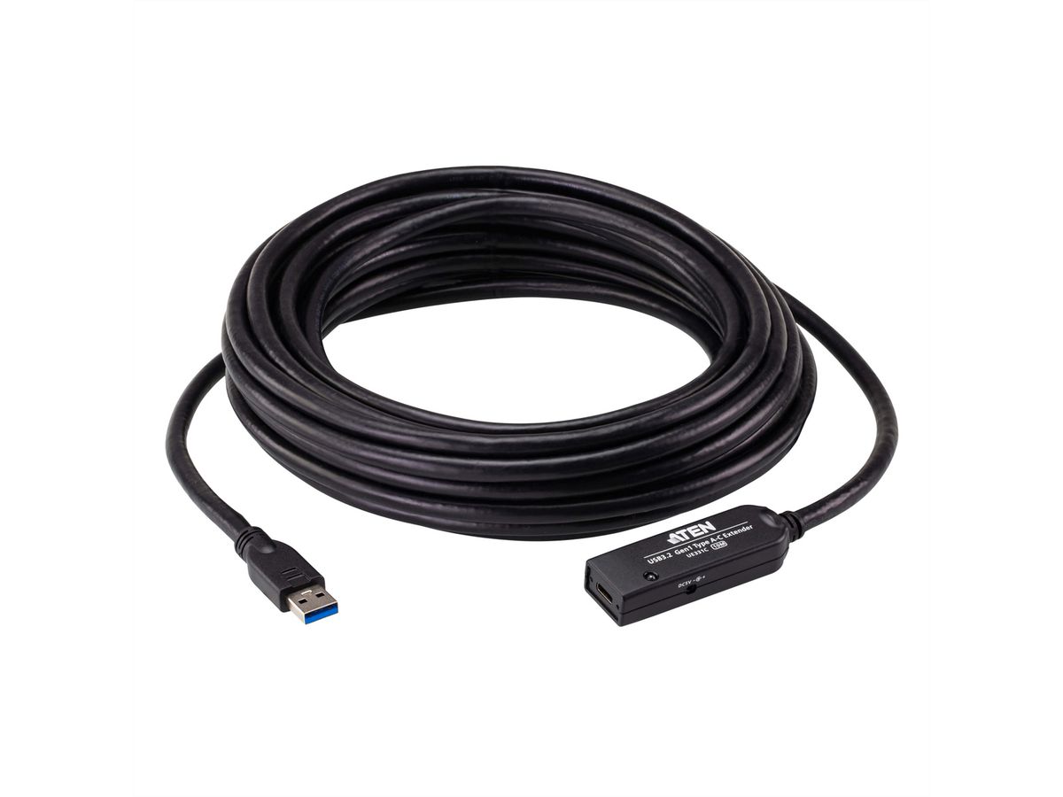 ATEN UE331C USB-A 3.2 Gen1 naar USB-C verlengkabel 10m