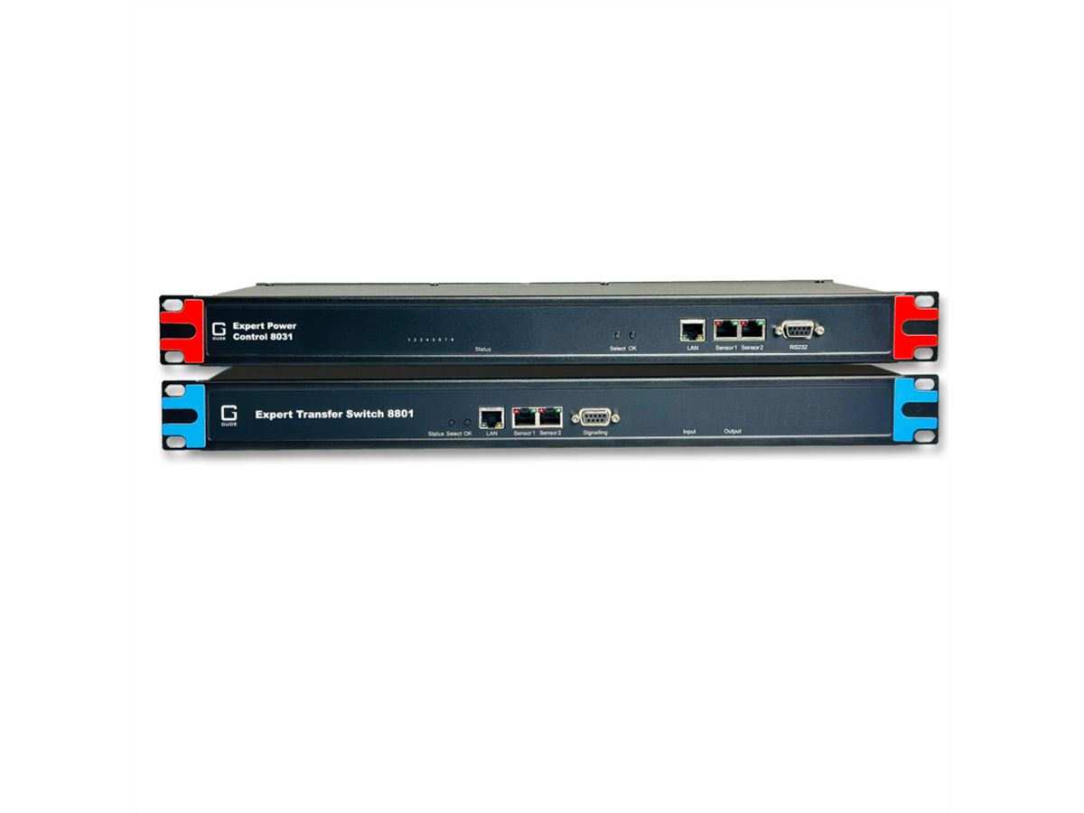 GUDE 7902 Frontetiketten, selbstklebend, rot/blau